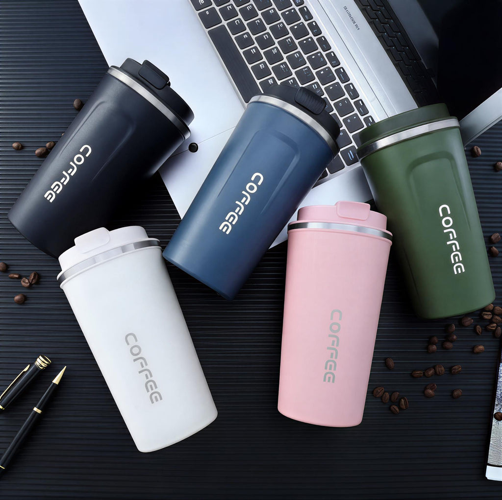 Insulated Coffee Mug | Leak-Proof Stainless Steel Thermal Tumbler