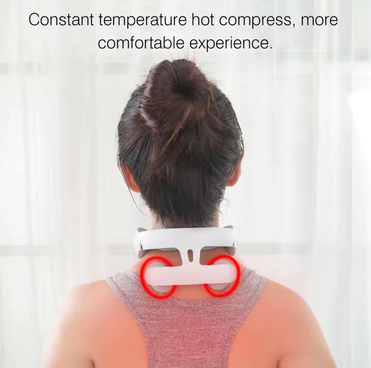 Therapeutic Smart Neck Massager with Heat Therapy