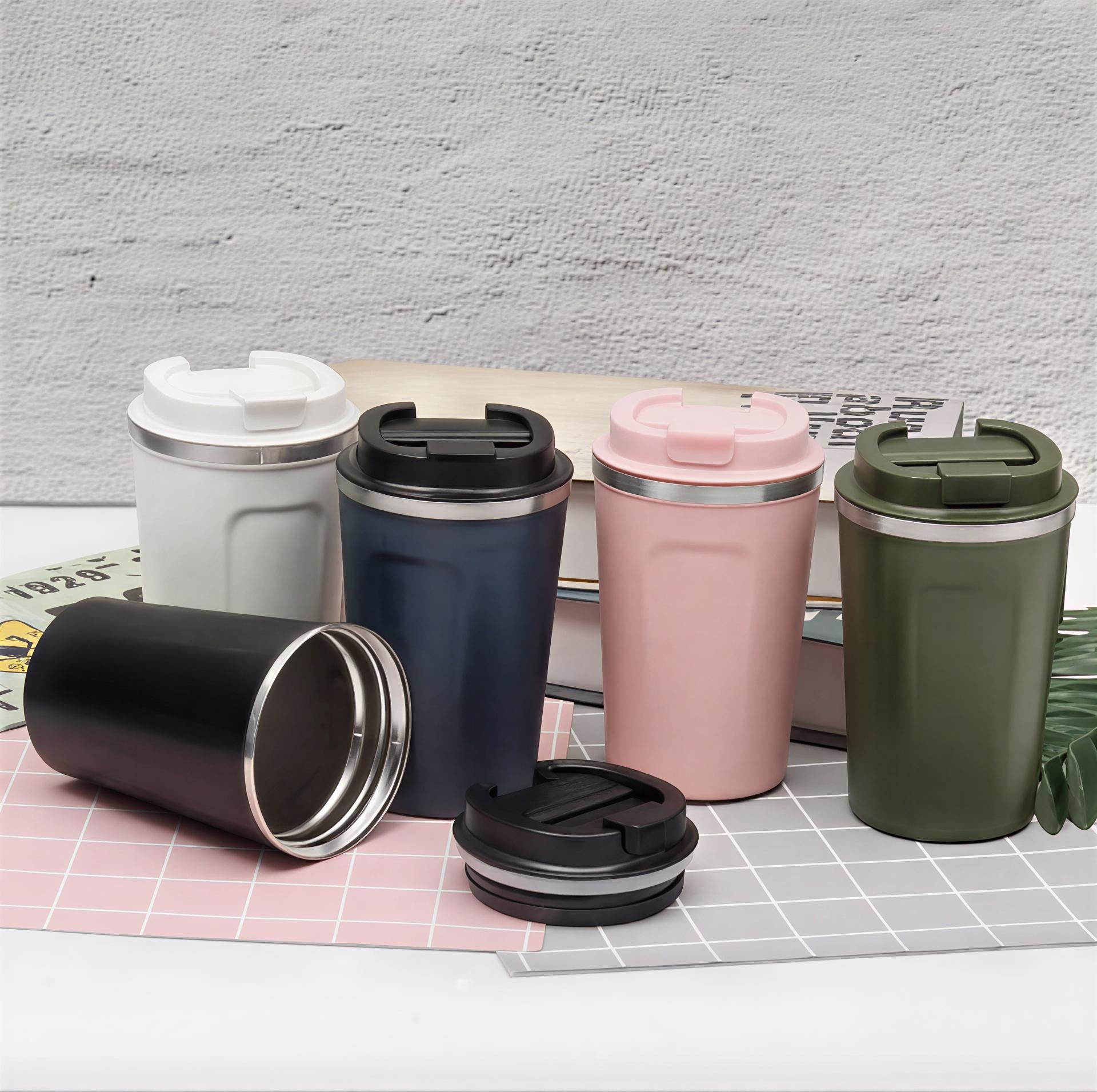 Insulated Coffee Mug | Leak-Proof Stainless Steel Thermal Tumbler